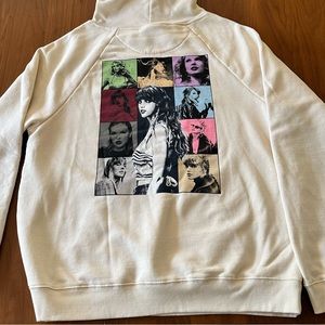 Taylor Swift The Eras Tour Beige Hoodie